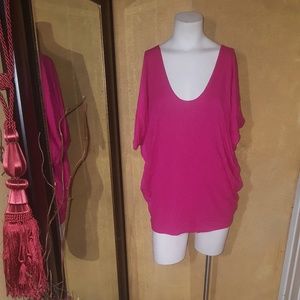 ChaCha Vente women pink drape side loos…